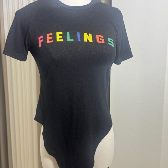 rock&rose couture Tops - Black Fitted Polo blouse with Short Sleeves